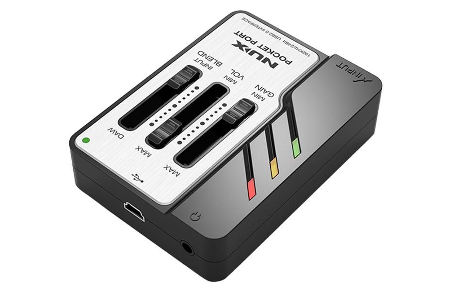 NUX POCKET PORT Interfaz USB de grabacion para guitarra