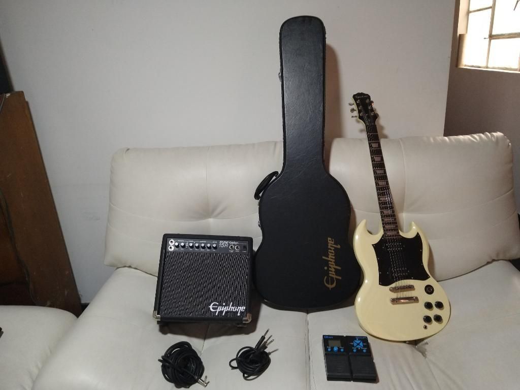 Vendo Combo Guitarra Equipo Epiphone
