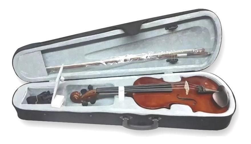 Violin 4/4 Importado Madera Dura Fina Con Estuche Arco Cera