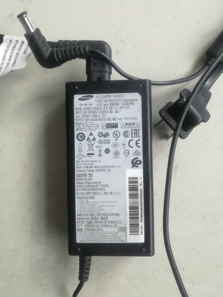 Adaptador Fuente de Alimentación Samsung