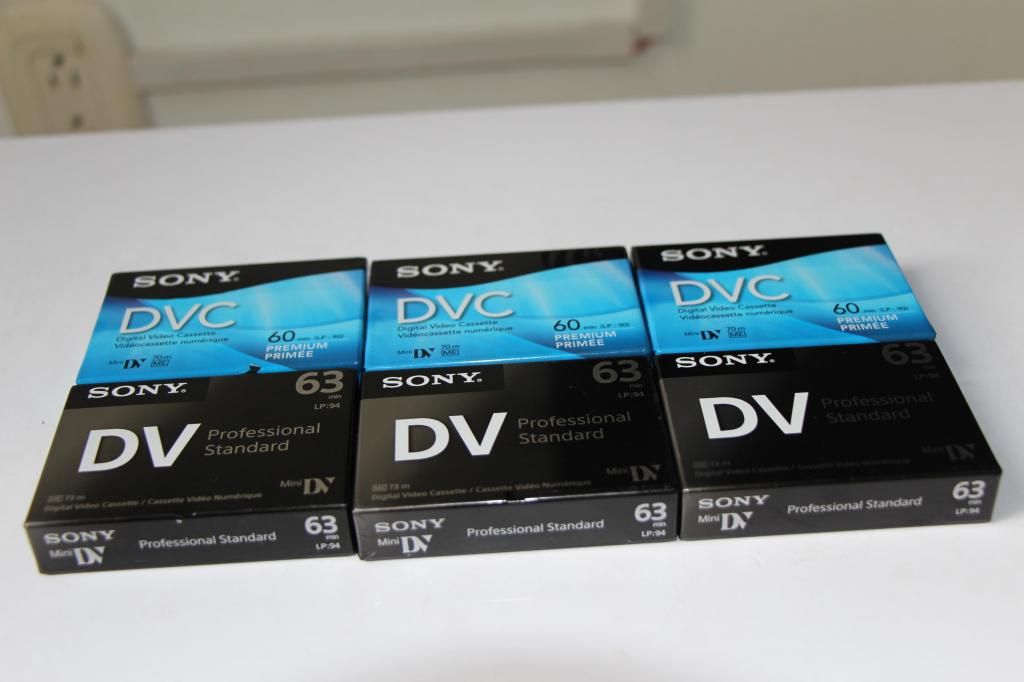 Sony 60minute Minidv Cassette Tape c/u