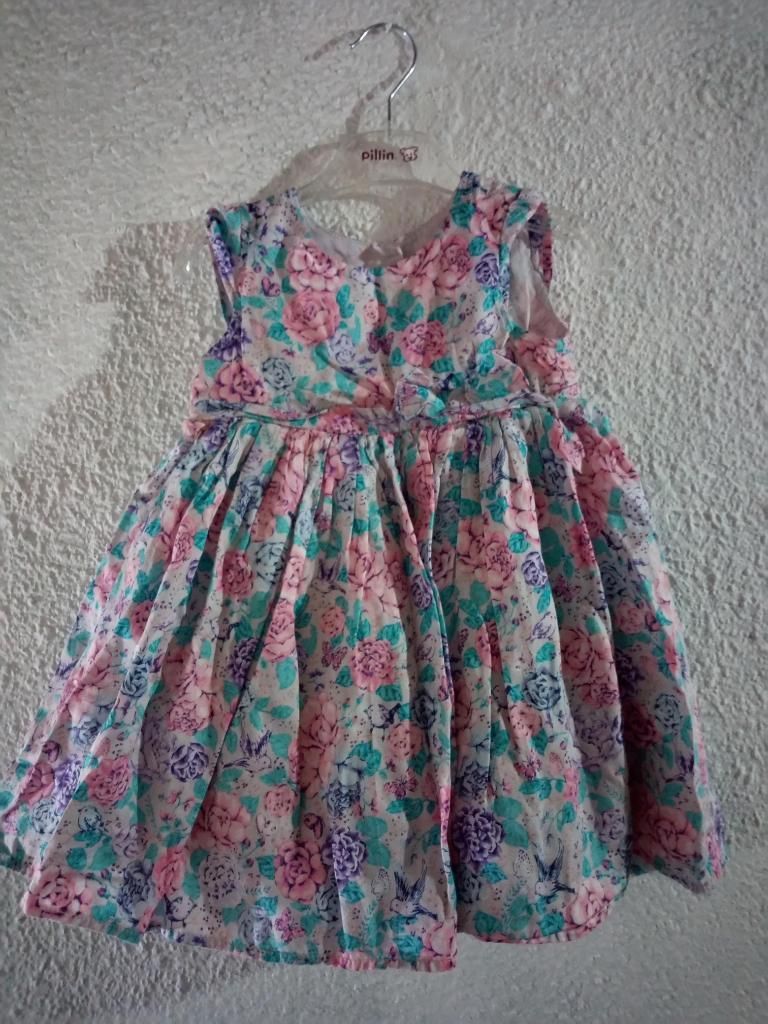 Vestido Floral con Cancan