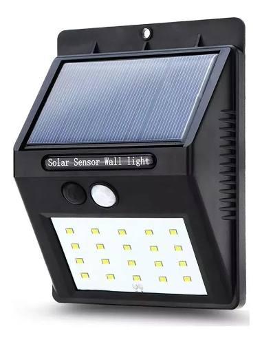 Lampara Reflector Solar 20 Led Sensor De Movimiento Tv