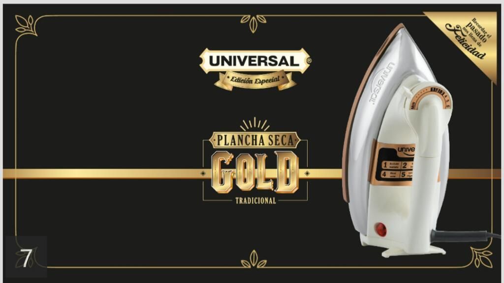 Plancha Gold Universal Edicion Especial