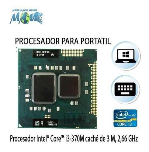Procesador Intel® Core I3-370m 3mb Caché De 2.40ghz
