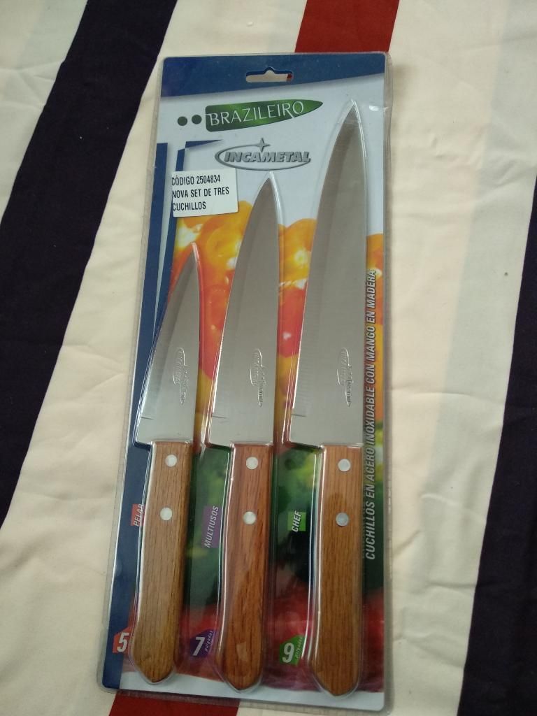 Set Cuchillos X 3 Incametal