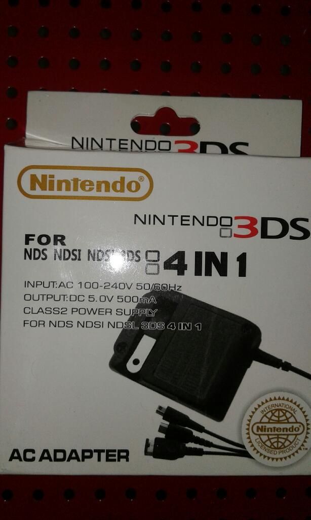 Cargador para 3ds Nds Ndsi 3dsxl