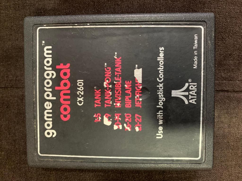 Cassette Vintage Juego Colección Atari Combat