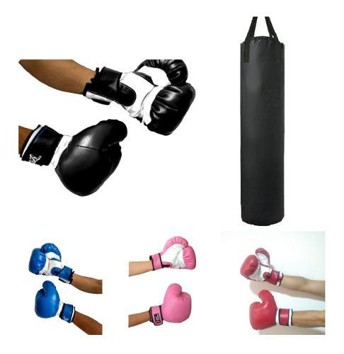 Guantes De Boxeo + Tula 1.10mts