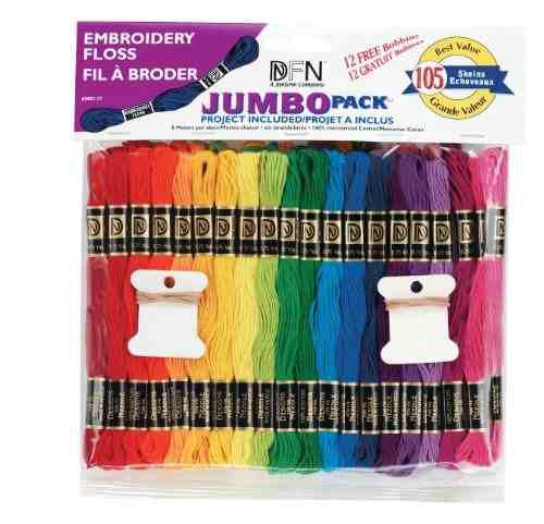 Janlynn Jumbo Pack 105 Madejas Bordadas