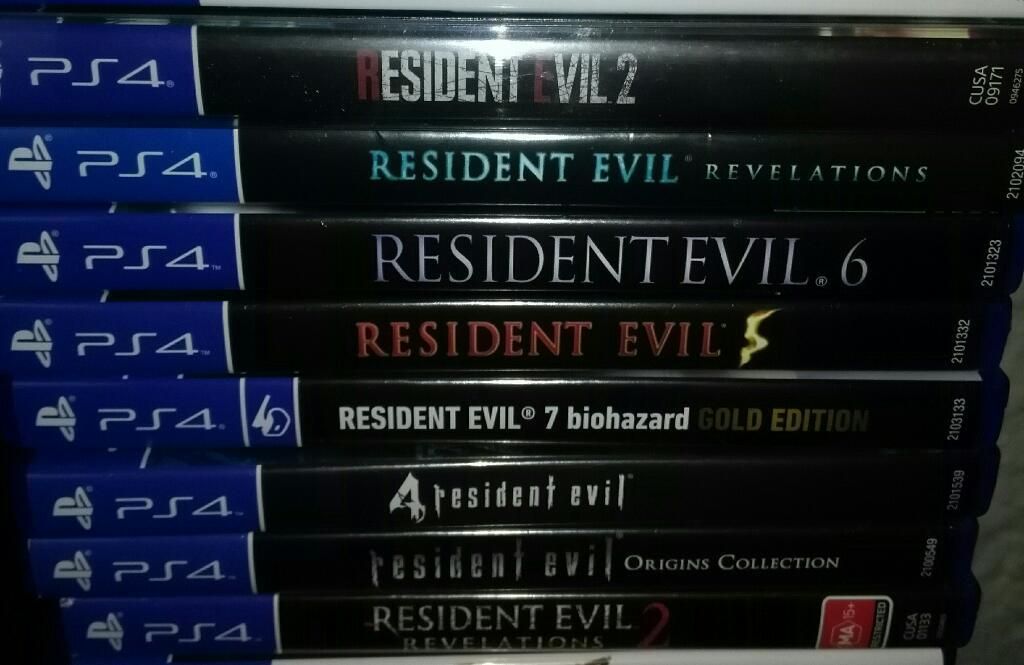 Juegos Ps4(coleccion Resident Evil)