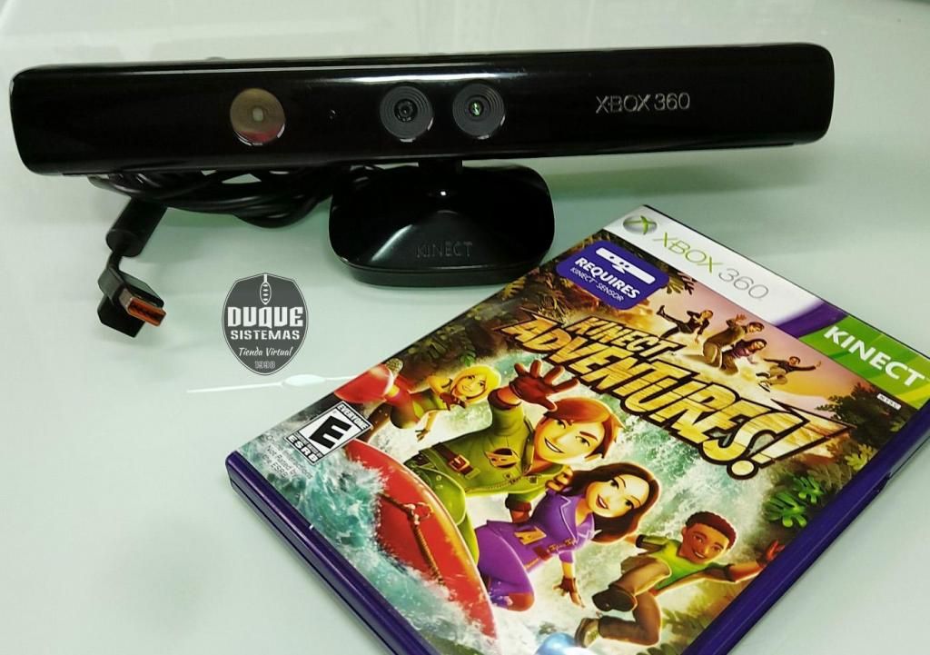 Kinect Sensor Xbox 360 Juego Adventures Usado Original