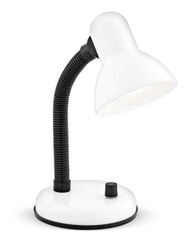 Lámpara De Escritorio Base 60w E27 Blanco