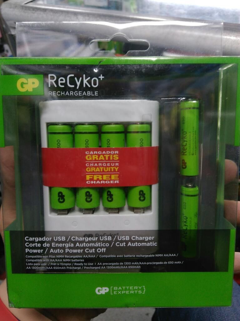 Pilas Recargables Gp Recyko