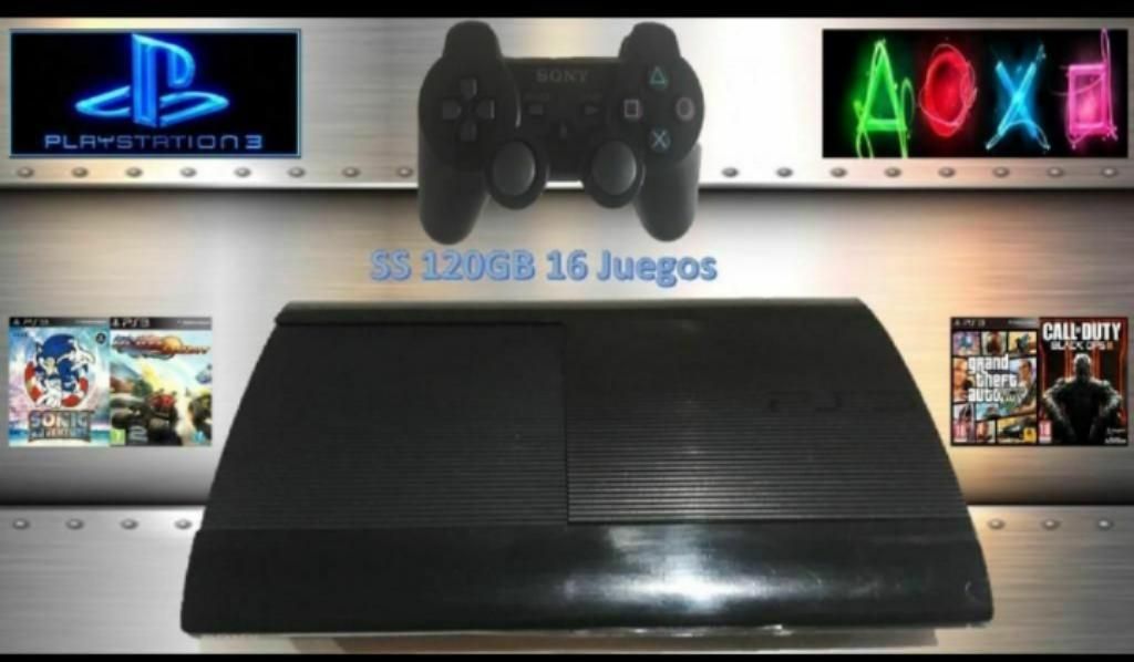 Play 3 Super Slim 120GB Recién Programada