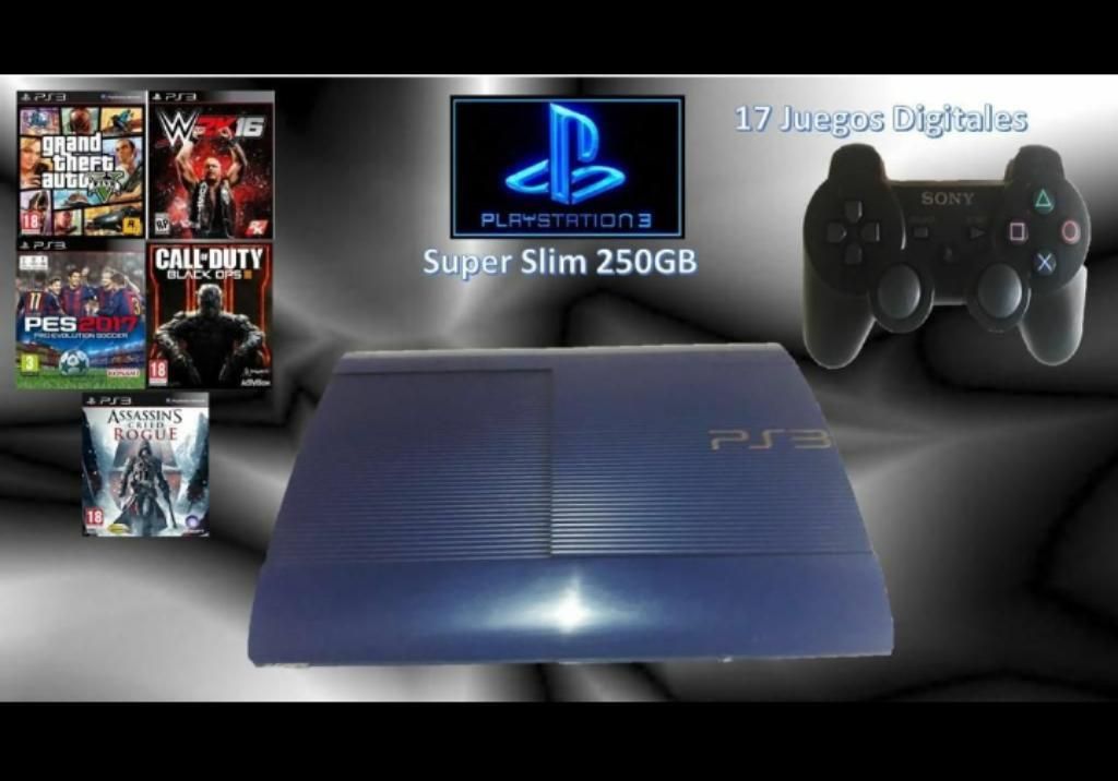 Play 3 Super Slim Azul Marino 250GB