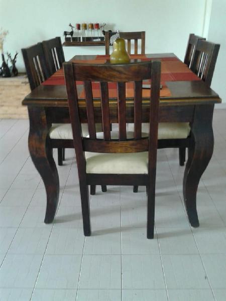 Sala comedor en madera 600000