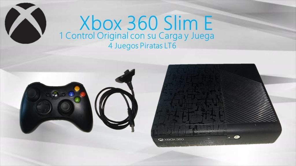 Xbox 360 Slim E. Muy Buen Estado sin Detalles