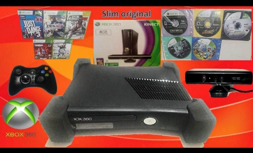 Xbox 360 Slim Original Como Nueva