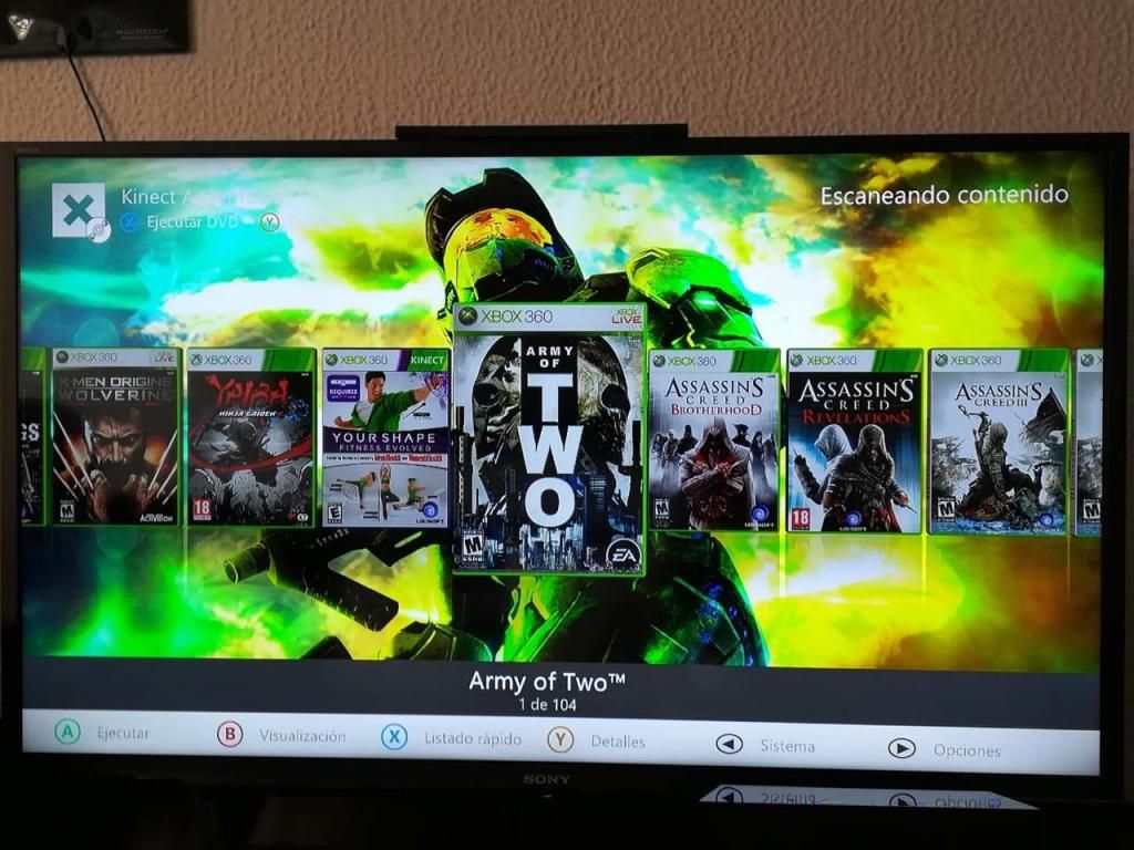 Xbox  Disco 1tb Lleno De Juegos 2 Controles