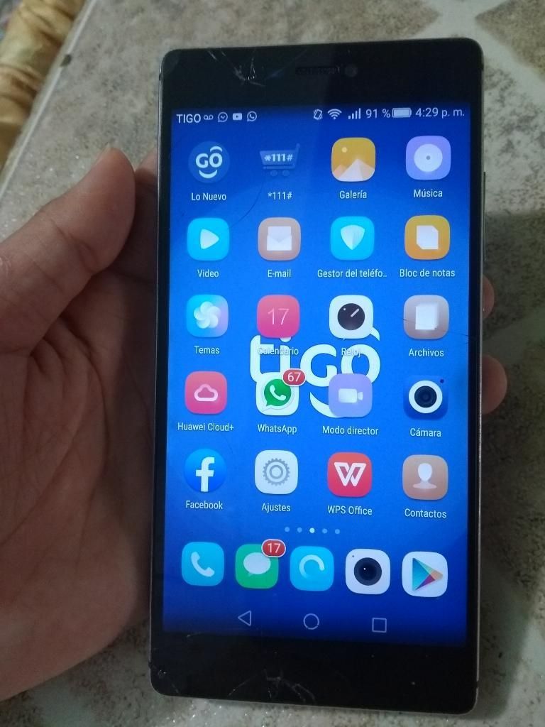Huawei P8 Gangaaaa con Cargador