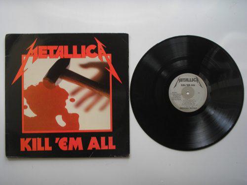 Lp Vinilo Metallica Kill Em All Megaforce Printed Usa 1983