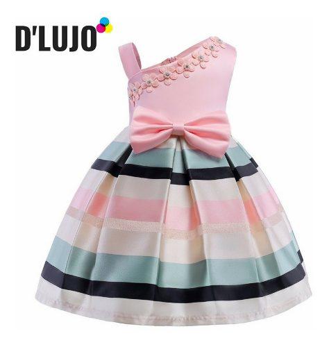 Vestido Nina Fiesta Elegante Ropa Bebe Bautizo Comunion Tutu