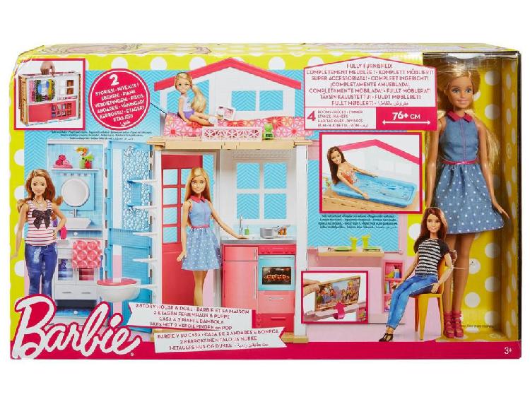Barbie Casa Glam Mansión 2 Pisos JUGUETE PARA NIÑAS