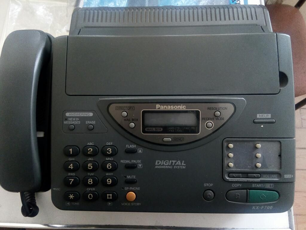 Ganga vendo permuto fax Panasonic
