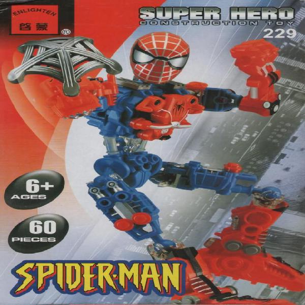 Hombre Araña C229 Spiderman Juguetes para Armar Tipo Lego