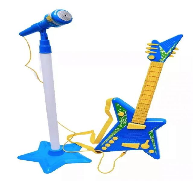 Kit Guitarra Rock Star Con Microfono