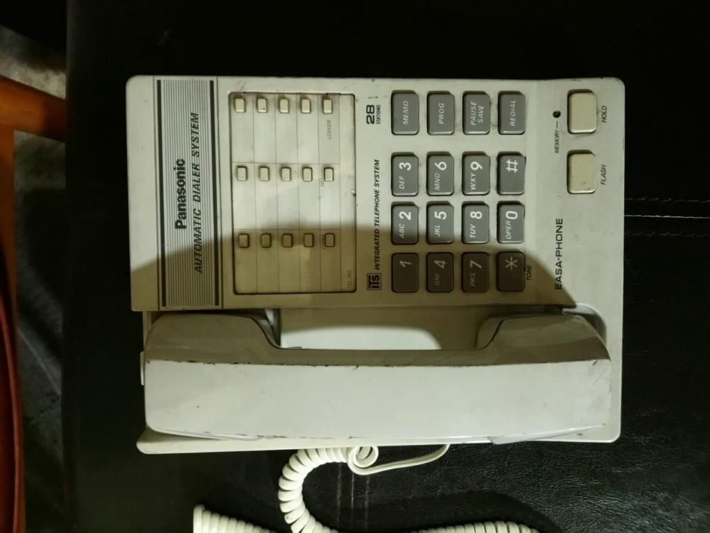 Telefono Panasonic Blanco Modelo Kx 