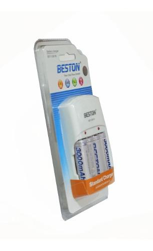 Cargador 4 Pila Batería Ref. Bst-c801b Beston 3000mah