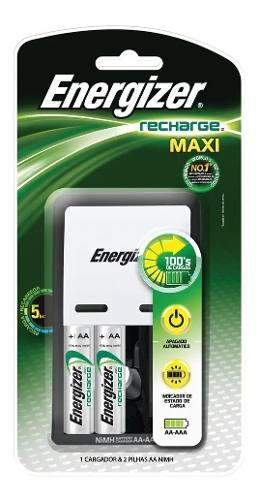 Cargador De Baterias Maxi Energizer + 4 Aaa