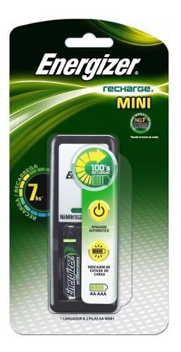 Cargador De Baterias Mini Energizer + 4 Aaa