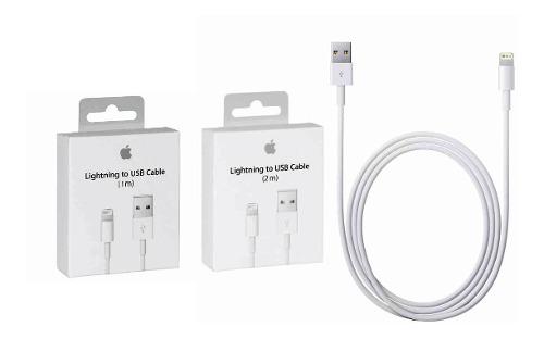 2 Cables Originales Apple Lightning X 1m Y 2m iPhone iPad