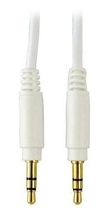 Cable Audio 3.5 Mm Star Tec 1m Bolsa Blanco
