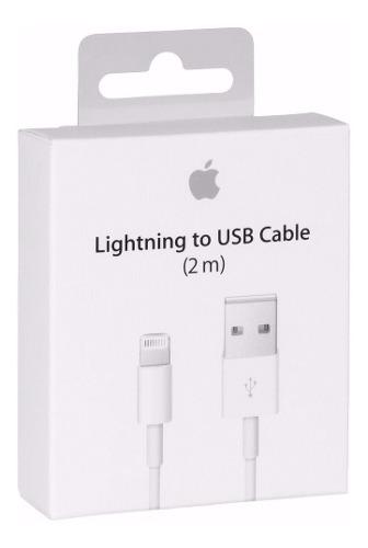 Cable Datos Cargador Lightning Usb iPhone 6 7 8 X iPad 2mts