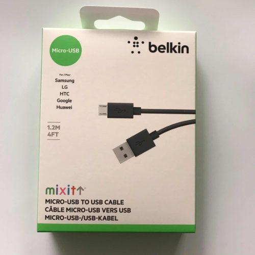 Cable De Datos Carga Belkin Micro Usb Lg Samsung Huawei Htc