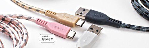 Cable Tipo C Usb-c Boompods Armour 1,5mts Reforzado