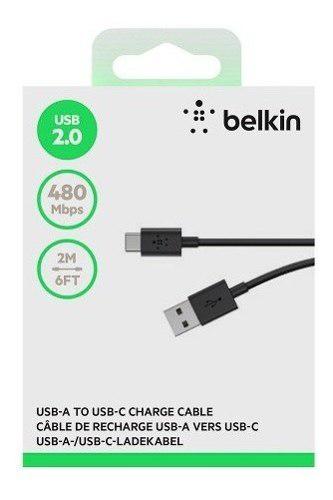 Cable Usb 2.0 Belkin Usb-a To Usb- Cf2cu032bt06-blk