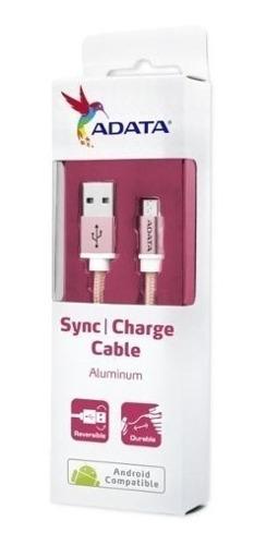 Cable Usb A Micro Usb Adata Rosado