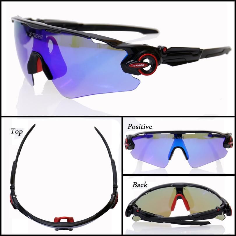 Gafas Deportivas Xtiger 3 Lentes Intercambiables Ciclismo