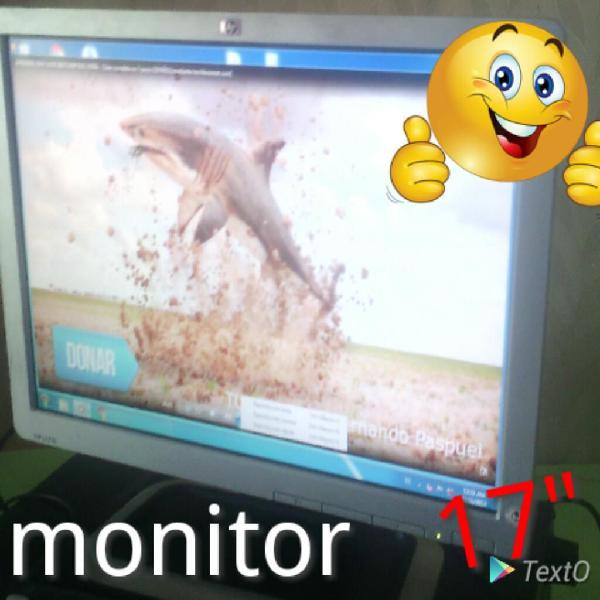 Monitor 17 Pulgadas Perfecto Estado.