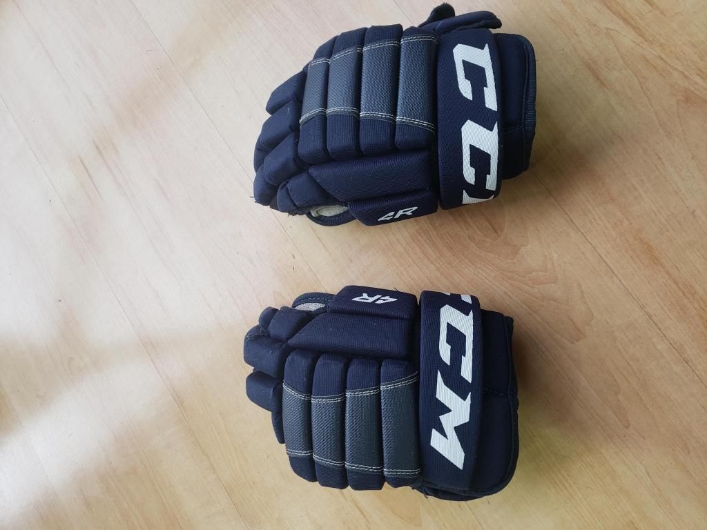Guantes para Hockey usados marca CCM 4R junior 28 cm