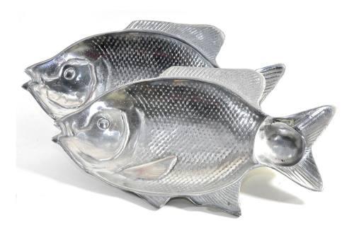 Bandeja Aluminio Fundido Estilo Pescado Restaurante