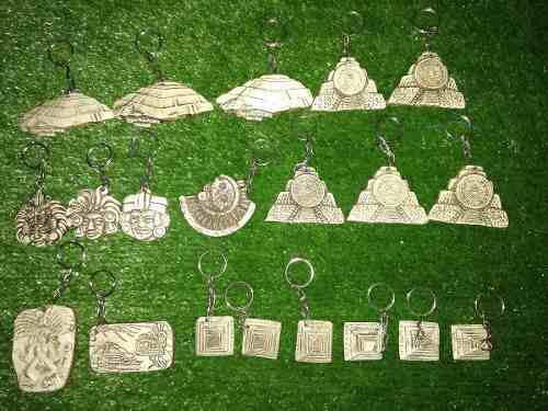 Llaveros Zona Arqueologica De Teotihuacan Mexico $11990 C/u
