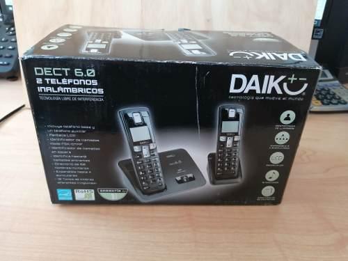 2 Teléfono Inalambricos Dect 6.0 Daiku
