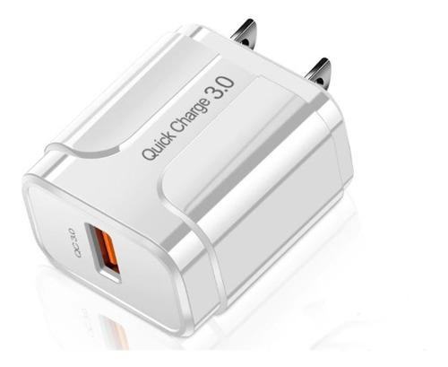 Cargador Carga Rápida Quick Charge 3.0 18w/3a (carga Real)