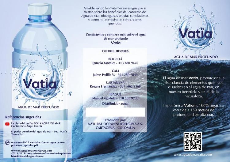 Se busca distribuidores Agua de Mar, Valle del Cauca,